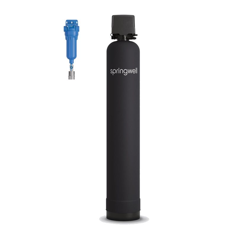 SpringWell WS well water iron filter with pre-filter