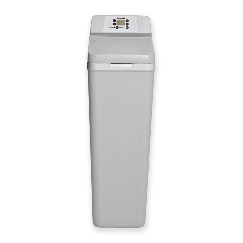 Whirlpool WHES40/WHES44 cabinet water softener, front view